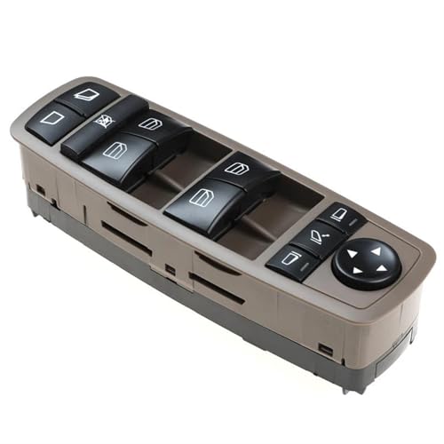 Fensterheberschalter 2518300390 Power Fenster Master Control Schalter A2518300390 2518300590 Für Mercedes Für Benz GL R Klasse ML350 W251 X164 GL450 R350 Auto Fenster Schalter(Braun) von SQOFJGIGN