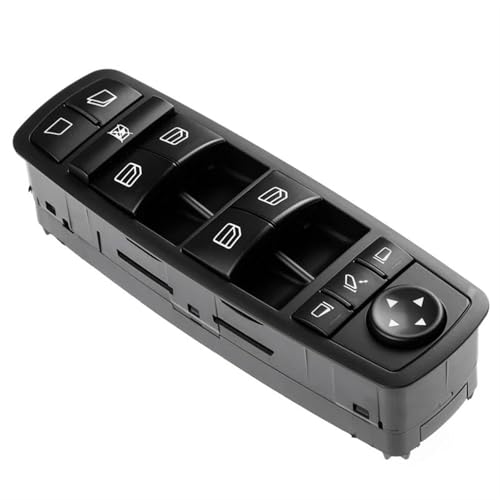 Fensterheberschalter 2518300390 Power Fenster Master Control Schalter A2518300390 2518300590 Für Mercedes Für Benz GL R Klasse ML350 W251 X164 GL450 R350 Auto Fenster Schalter(Schwarz) von SQOFJGIGN