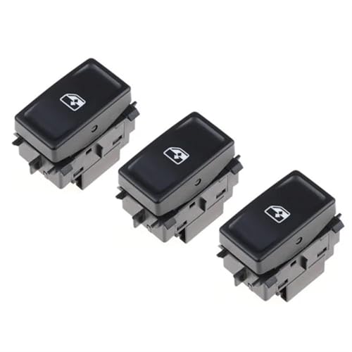 Fensterheberschalter 5E0959857 Electric Power Master Fenster Schalter Taste Auto 5E0959855 5E 0 959 855 Für Skoda Für Octavia Für Fabia Auto Fenster Schalter(Single Button x3) von SQOFJGIGN