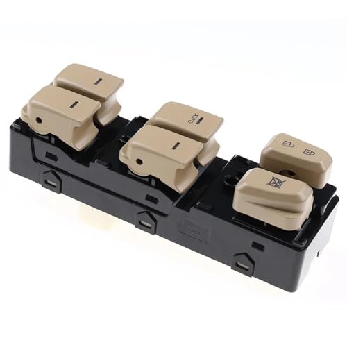 Fensterheberschalter 93570-3S000 Vorne Links Power Master Fenster Schalter Auto 935703S000 Für Hyundai Für Sonata 2011-2015 Auto Fenster Schalter(Beige) von SQOFJGIGN