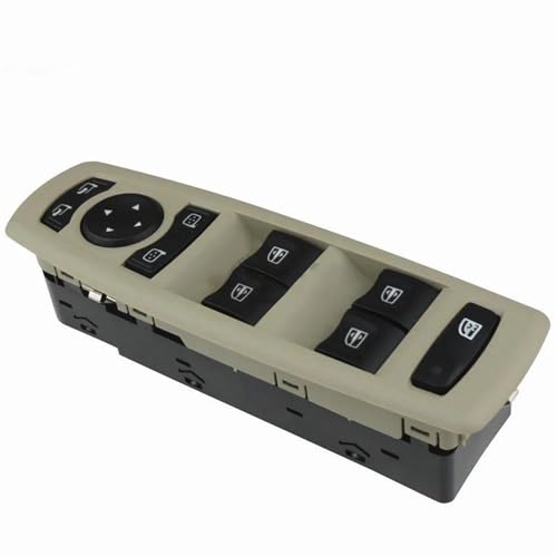 Fensterheberschalter Auto Styling Auto Multi-Funktionale Fenster Schalter Für Fluence LZ 1,5 DCI 2010 254000006R Auto Fenster Schalter(Beige) von SQOFJGIGN