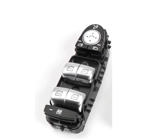 Fensterheberschalter Auto-Vordertür-Elektrik Für Hauptfensterschalter Ersatz Für Benz W222 S-Klasse S300 S320 Für S400 S500 2014-2019 Auto Fenster Schalter(Model A Black) von SQOFJGIGN