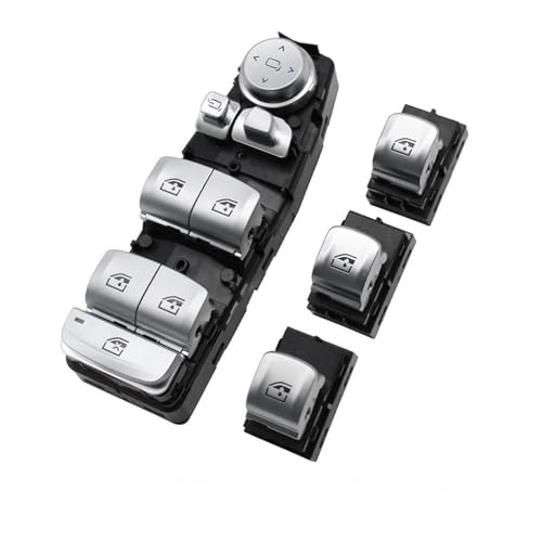 Fensterheberschalter Fensterheber Schalter Control Taste Regler Für 3 5 7 X5 X6 F30 F35 F25 F26 F07 F10 F18 F01 F02 Auto Fenster Schalter(Model A 4pcs Set) von SQOFJGIGN