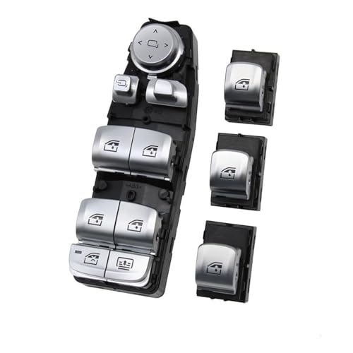 Fensterheberschalter Fensterheber Schalter Control Taste Regler Für 3 5 7 X5 X6 F30 F35 F25 F26 F07 F10 F18 F01 F02 Auto Fenster Schalter(Model B 4pcs Set) von SQOFJGIGN
