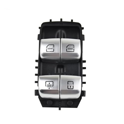 Fensterheberschalter Für Mercedes Für Benz W222 S550e S600 S63 Power Fenster Control Schalter Regler Taste Schwarz Beige 2229051505 Auto Fenster Schalter(Schwarz) von SQOFJGIGN