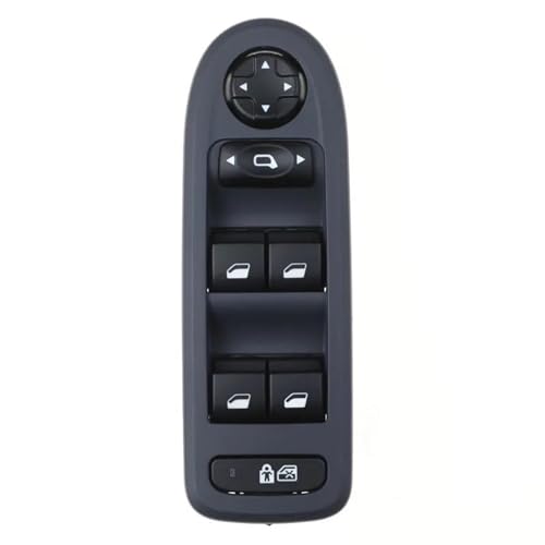 Fensterheberschalter Master-Fensterschalter, Fensterheberschalter Für Peugeot 308 5-Türer Fließheck Wagon 2008-2013 98053439 30170396 98054508ZD Auto Fenster Schalter(Schwarz) von SQOFJGIGN