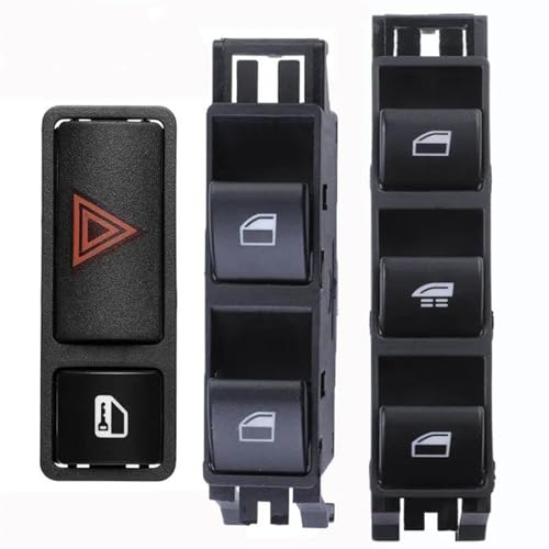 Fensterheberschalter Power Fenster Schalter Taste Für 3 Serie E46 318Ci 325Ci 330Ci Für M3 Cabrio Cabrio 61316902178 61316902183 61318368920 Auto Fenster Schalter(A Set) von SQOFJGIGN