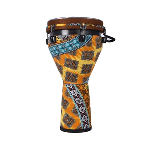 10/12 Zoll Djembe Trommel Langlebig Und Tragbar, für Bandbegleitung, Anfänger Buschtrommel Afrikanischer Stil Handtrommel(PVC10inch E) von SQOYEI