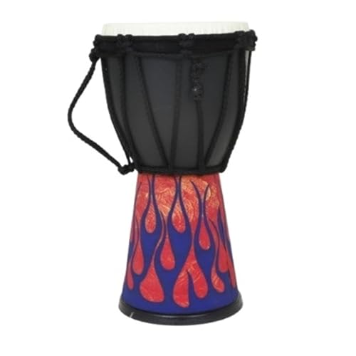 4 Zoll Tragbar Percussion Instrument, Djembe Trommel für Kinder Erwachsene Zimmer Dekoration, Buschtrommel Afrikanisch Inspirierte Musik(4-inch B) von SQOYEI
