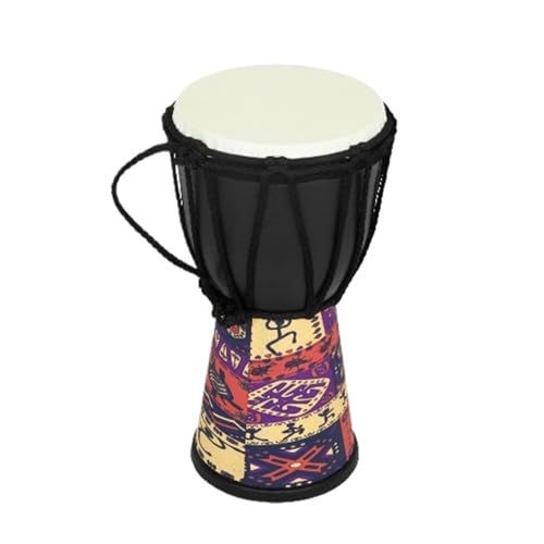 4 Zoll Tragbar Percussion Instrument, Djembe Trommel für Kinder Erwachsene Zimmer Dekoration, Buschtrommel Afrikanisch Inspirierte Musik(4-inch D) von SQOYEI