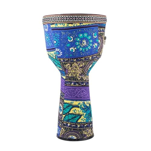Ein Instrument Spielen Djembe Trommel 8/10 Zoll Dauerhaft Tragbar, für Kinder Buschtrommel Jugendliche, Konzert Handtrommel(Large 8inch A) von SQOYEI