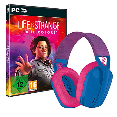 Life is Strange: True Colors (PC) + Logitech G435 Lightspeed Kabelloses Bluetooth-Gaming-Headset - Leichte Over-Ear-Kopfhörer von SQUARE ENIX