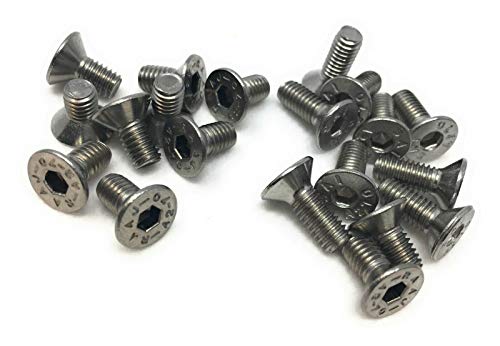 100 Stück Senkkopfschrauben M3X4 mit Innensechskant Edelstahl A2 V2A VA DIN 7991 Senkschrauben Inbusschrauben VB-Schrauben (18 mm) von SRB