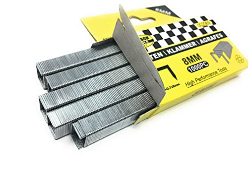 Klammer 1000 Stck Tackerklammern Heftklammern Klammern Tacker Breite 8 x 11,2 mm Klammer 1000 Stck Tackerklammern Heftklammern Klammern Tacker Breite 8 x 11,2 mm von SRB