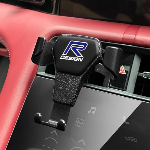 SRCUZK Handyhalterung Auto, für Volvo RDesign Handyhalter 360° Drehbar Auto Handy Halterung Handy Halterung Auto Zubehör,Black/A von SRCUZK