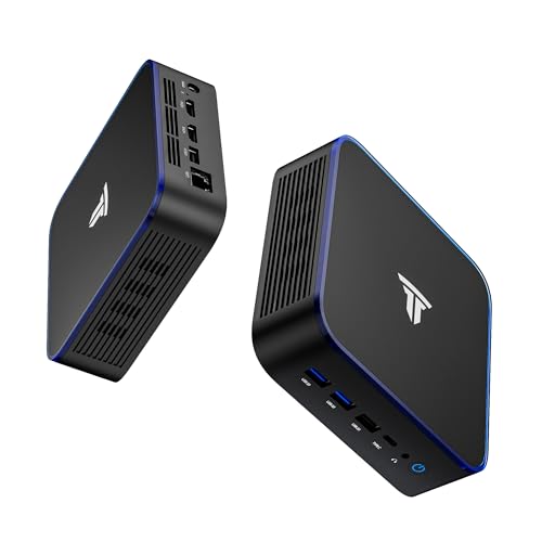 SRESNAIL Windows 11 Pro Mini-PC, 16 GB ARM + 512 GB SSD Mini-Desktop-PC mit Alder Lake-N95-CPU, 4 Kernen, 4 Threads, 5G-WLAN und Bluetooth 5.3-Unterstützung, Gigabit-Ethernet-Unterstützung (Schwarz) von SRESNAIL