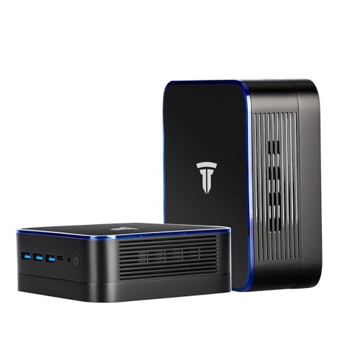 Windows 11 Pro Mini-PC, 16 GB ARM + 512 GB SSD Mini-Desktop-PC mit Alder Lake-N N95-CPU, 4 Kernen, 4 Threads, 5G-WLAN und Bluetooth 4.3-Unterstützung, Gigabit-Ethernet-Unterstützung (Schwarz)0911-2 von SRESNAIL