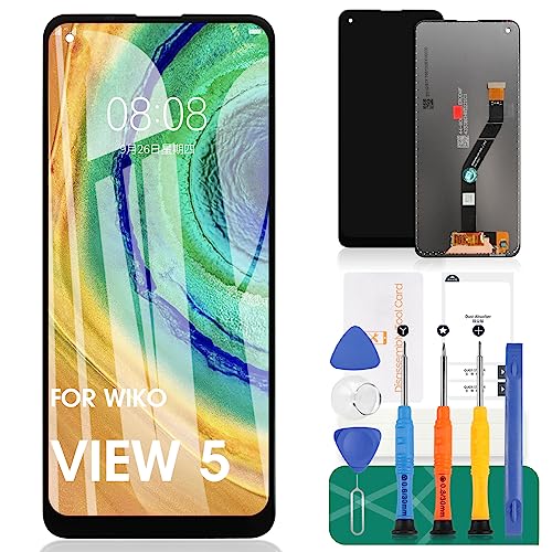 Ersatz-Bildschirm für Wiko View 5 Plus LCD-Display für Wiko View 5 Touchscreen für Wiko View5 Plus Digitizer Assembly W-V851-EEA Reparatur-Kits (schwarz) von SRJTEK