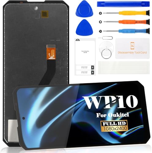 Ersatz-Touch-Digitizer für Oukitel WP10 LCD-Display für Oukitel WP10 (Schwarz, ohne Rahmen) von SRJTEK