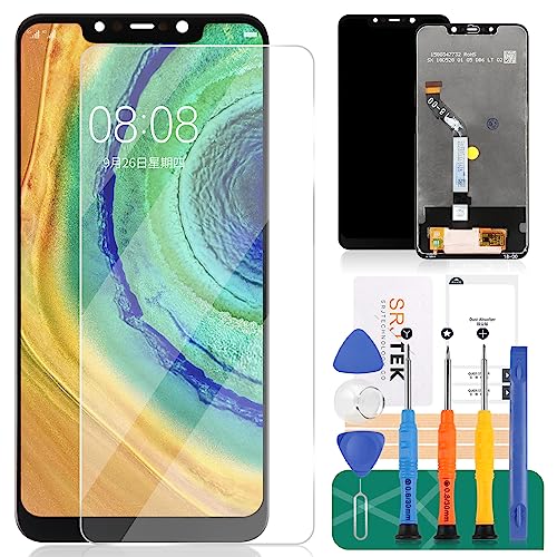 Ersatzdisplay für Xiaomi Mi Pocophone F1 LCD Display Touch Screen Digitizer Assembly mit Rahmen für Xiaomi Poco F1 Bildschirm 6,18 Zoll (6,18 cm), Schwarz, Screen no Frame von SRJTEK