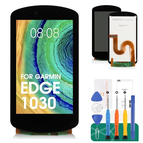 Für Garmin Edge 1030 Fahrrad-LCD-Bildschirm, Touch-Digitalisierer, Montage-Reparaturteil-Kits von SRJTEK