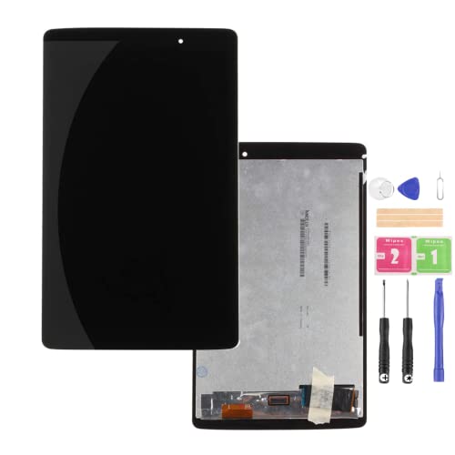 Für LG G Pad X 8.0 LCD Bildschirm für LG G Pad X 8.0 2016 Bildschirm Ersatz V520 LCD Display Touch Digitizer Montage V521 Reparatur Teile Kits (Schwarz mit Rahmen) von SRJTEK