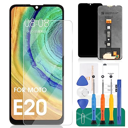 Für Motorola Moto E20 LCD-Bildschirm für Motorola E20 Bildschirm Ersatz E20 LCD Display XT2155 Touch Digitizer Assembly XT2155-1, XT2155-3 Reparaturteile Kits von SRJTEK