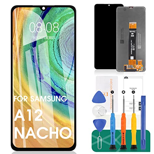 Für Samsung A12 Nacho Bildschirm Ersatz für Galaxy A12 Nacho LCD Bildschirm für Galaxy A127 Display Ersatz für Samsung A127 Digitizer A127F LCD-Touchscreen Aseembly Repair Parts von SRJTEK