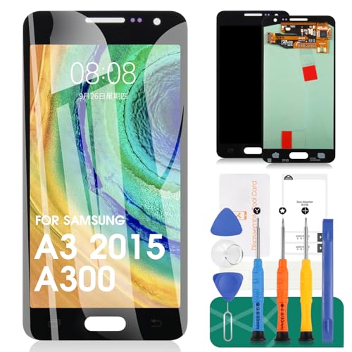 Für Samsung Galaxy A3 2015 A300 LCD-Bildschirm Touchscreen Digitizer Glas Montage Ersatz für Galaxy A3 (2015) A300F A300F/DS A300H/DS A300H A300M/DS A300M Display AMOLED Teile (nicht Original Amoled) von SRJTEK