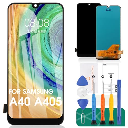 Für Samsung Galaxy A40 4G LCD-Bildschirm für Samsung A40 4G Bildschirm Ersatz A405 LCD Display SM-A405F Touch Digitizer Assembly SM-A405FN,SM-A405FM,SM-A405S Reparaturteile Kits (nicht Original) von SRJTEK