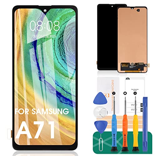 Für Samsung Galaxy A71 4G LCD-Bildschirm für Samsung A71 4G Bildschirm Ersatz A715 LCD Display SM-A715F/DS Touch Digitizer Assembly SM-A715F/DSM,SM-A715W,SM-A715X Reparaturteile Kits (Nicht Original) von SRJTEK