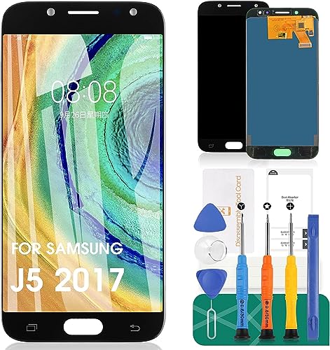 Für Samsung Galaxy J5 2017 LCD-Bildschirm Ersatz J530 Bildschirm Ersatz J530F J530S J530K J530L J530FM J530Y J530YM Touch Digital Glass Built-In (kein AMOLED) von SRJTEK