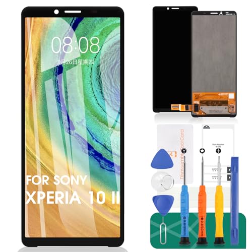 Für Sony Xperia 10 II LCD-Bildschirm für Sony Xperia 10 II Bildschirm Ersatz XQ-AU51 LCD Display XQ-AU52 Touch Digitizer Montage Reparaturteile Kits von SRJTEK