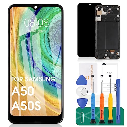 OLED Ersatzbildschirm für Samsung A50S Bildschirm für Samsung Galaxy A50 LCD Display A505F/DS A505G/DS SM-A505 A505FDS Touch A505 A507 Bildschirm SM-A507F, SM-A507FN, SM-A5070 Digitizer Assembly von SRJTEK