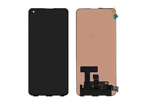 Original LCD-Display für OnePlus 9, Ersatz für OnePlus 9 LE2113, LE2111, LE2110, LE2117, LE2115, Touchscreen-Digitizer-Display, Reparatur-Sets ohne Rahmen (schwarz), 16,5 cm (6,55 Zoll) von SRJTEK