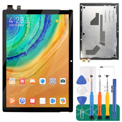 SRJTEK Ersatz-LCD-Display für Microsoft Surface Pro 6, 31,2 cm (12,3 Zoll), 1807, Touch-Digitizer, Repiar-Kits (schwarz, ohne Rahmen) von SRJTEK