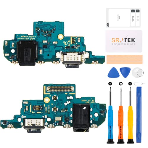 SRJTEK Für Samsung Galaxy A52s 5G Dock Connector Ersatz für Samsung A52s 5G Ladeanschluss A528 Kopfhöreranschluss SM-A528B mit Mikrofon/Audioanschluss/Antenne Ersatz-Reparatursets von SRJTEK