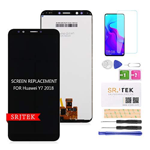 SRJTEK für Huawei 7 LCD Display Ersatz für Huawei 7 2018 Ldn-L01 LDN-lx3 /Y7 Prime 2018 Ldn-l21 LDN-lx2 Ldn-Tl10 /Y7 Pro 2018 / Nova 2 Lite LCD Touch Screen Digitizer Assembly Kit von SRJTEK