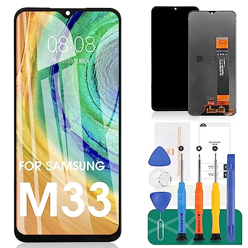 TFT-Bildschirm Ersatz für Samsung Galaxy M33 LCD-Bildschirm für Samsung M33 SM-M336B SM-M336BU Digitiser Touchscreen Montage Ersatzteil Reparatur von SRJTEK