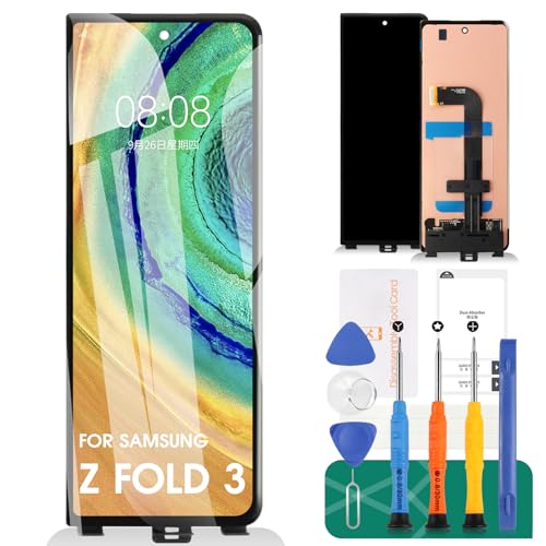 TFT Ersatzbildschirm für Samsung Z Fold 3 5G für Samsung Galaxy Fold 3 5G LCD-Display für Samsung SM-F926B Digitizer Touchscreen Montage-Reparatur-Sets (ohne Rahmen, schwarz) von SRJTEK