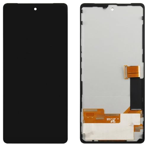 TFT Ersatzdisplay für Google Pixel 7, LCD-Display für GVU6C, GQML3, GO3Z5, Touchscreen-Digitizer-Display, Montage-Reparatur-Set mit Rahmen (schwarz, ohne Fingerabdrücke) 16,3 cm (6,3 Zoll) von SRJTEK
