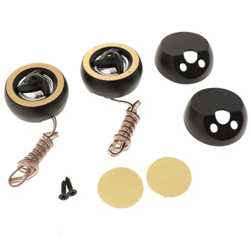 Auto-Hochtöner 2er-Pack 25 mm Seidenkalotten-Hochtöner fürs Auto, Hochtöner-Stereo-Audio, 4 Ohm, niedrige Impedanz und max. 150 W Leistung Lautsprecher Horn Auto-Hochtöner 2er-Pack 25 mm Seidenkalotten-Hochtöner fürs Auto, Hochtöner-Stereo-Audio, 4 Ohm, niedrige Impedanz und max. 150 W Leistung Lautsprecher Horn von SRKATI