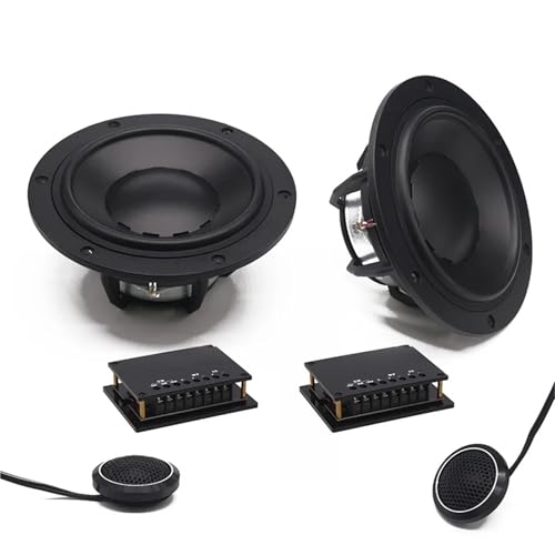 SRKATI Auto-Hochtöner Passend für Sennuopu P65 Automotive 16 cm Autolautsprecher Hochtöner Bass 2-Wege-Auto-Koaxial-HiFi-Fahrzeugtür-Subwoofer Lautsprecher Horn von SRKATI