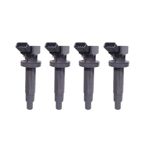 SRKATI Zündkerzen 90919-02239 Zündspule Zünder Geeignet Für TOYOTA 90919-02262 90919-T2002 90080-19015 90080-19019 Zündungskabel(4 pcs) von SRKATI