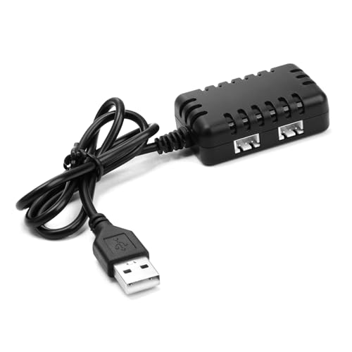 Charger Cable 2s 7.4v 1 to 2 USB Replacement Hochleistungs Lipo Ladegerät-2s 1a-2a USB-Ladekabel Für Axial Scx24, Scx10 Rc-Autos Drohnen Und Modellboote Battery RC Car Truck Drone Boat Quadcopter Charger Cable 2s 7.4v 1 to 2 USB Replacement Hochleistungs Lipo Ladegerät-2s 1a-2a USB-Ladekabel Für Axial Scx24, Scx10 Rc-Autos Drohnen Und Modellboote Battery RC Car Truck Drone Boat Quadcopter von SRLWMYI