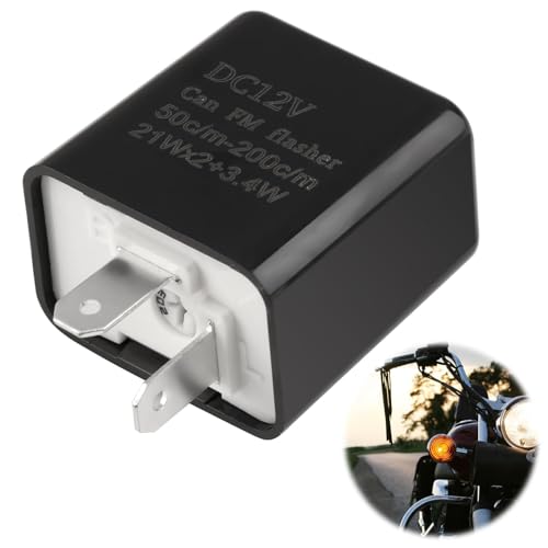 LED Blinker Relais für Led Blinker Motorrad e Geprüft SRLWMYI Sperrdiode 12v,für Blinker Motorrad,Elektronische LED-Blinker,Mit Verstellbarem Getriebe,Schwarzes,Flammhemmendes Gehäuse LED Blinker Relais für Led Blinker Motorrad e Geprüft SRLWMYI Sperrdiode 12v,für Blinker Motorrad,Elektronische LED-Blinker,Mit Verstellbarem Getriebe,Schwarzes,Flammhemmendes Gehäuse von SRLWMYI