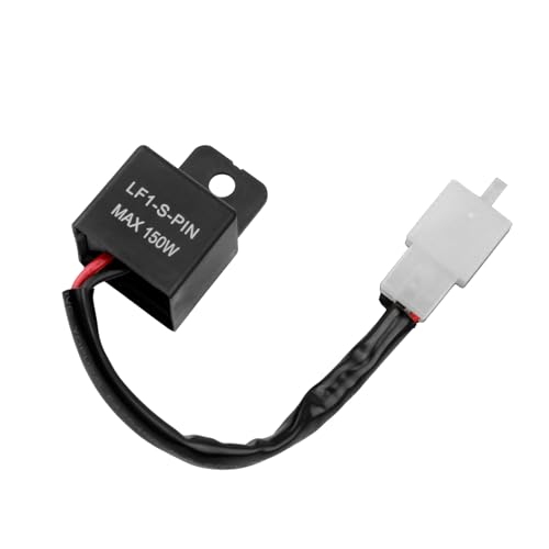 SRLWMYI LED Blinker Relais 12V Universal Motorrad Blinker Relais 2 Poliger (12V 150W) von SRLWMYI