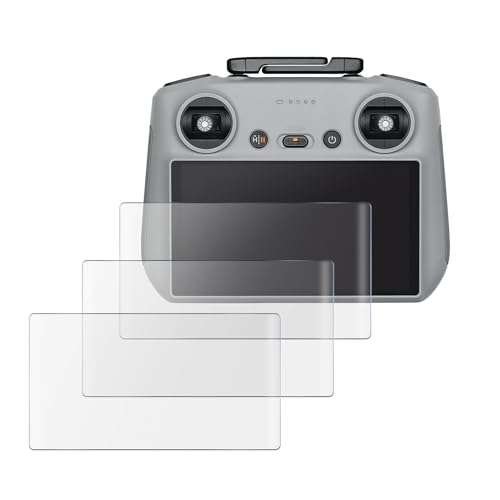 SRLWMYI Premium Displayschutz Set für DJI RC 2 Fernbedienung 3x Ultradünne Panzerglasfolie Kompatibel mit für DJI Air 3 & Mini 4 Pro 9H Härte Blasenfrei HD-Klarheit Einfache Montage SRLWMYI Premium Displayschutz Set für DJI RC 2 Fernbedienung 3x Ultradünne Panzerglasfolie Kompatibel mit für DJI Air 3 & Mini 4 Pro 9H Härte Blasenfrei HD-Klarheit Einfache Montage von SRLWMYI