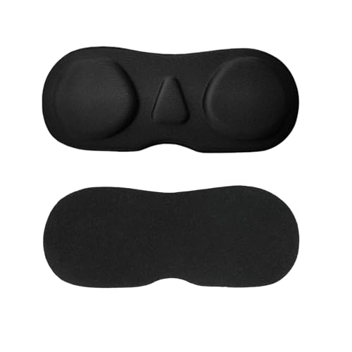 SRLWMYI Zubehör fur Quest 3 und Valve Index–Linsenschutzschwamm,Kompatibel mit Quest 3 Face Cover Quest 3 Brille Quest 2 Quest PICO 4,Premium-Schaum,Perfekte Passform,Schwarz von SRLWMYI
