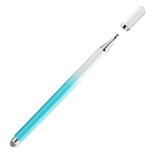 SRMAN 1 Set magnetischer Dual-Use-Stift für Handschriften, transparente Scheibe, integrierter Saugnapf, Handy-Tablet, kapazitiver Stift, Aluminiumlegierung + Faser-Touchscreen-Stift, Mobiltelefon, von SRMAN